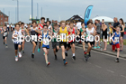Boys under-13s 2021 Northern 6 and 4 Stage and Young Athletes Road Relays, Redcar. Photo: David T. Hewitson/Sports for All Pics